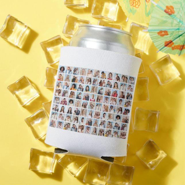 Create Your Own 88 Photo Collage Can Cooler (In Situ Summer)
