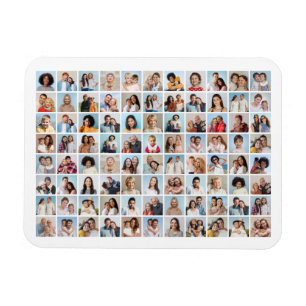 Create Your Own 88 Photo Collage Flexible Magnet
