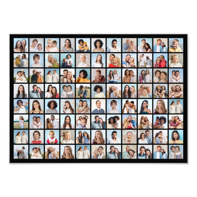Create Your Own 88 Photo Collage Photo Enlargement (Front)
