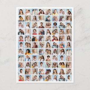 Create Your Own 88 Photo Collage Postcard