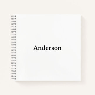 Create Your Own 8.5"x8.5" Spiral Notebook