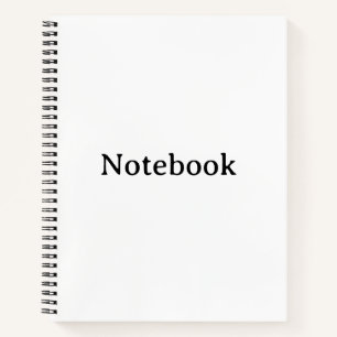 Create Your Own 8.5" x 11" Softcover Notebook