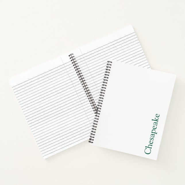 Create Your Own 8.5" x 11" Softcover Notebook (Inside)