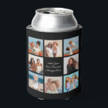 Create Your Own 8 Photo Collage Add Your Greeting Can Cooler<br><div class="desc">Create your own 8 Photo Collage for Christmas, Birthdays, Weddings, Anniversaries, Graduations, Father's Day, Mother's Day or any other Special Occasion, with our easy-to-use design tool. Add your favourite photos of friends, family, vacations, hobbies and pets and you'll have a stunning, one-of-a-kind photo collage. Add your own personal message and...</div>