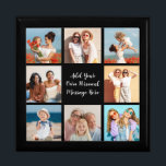 Create Your Own 8 Photo Collage Add Your Greeting Gift Box<br><div class="desc">Create your own 8 Photo Collage for Christmas, Birthdays, Weddings, Anniversaries, Graduations, Father's Day, Mother's Day or any other Special Occasion, with our easy-to-use design tool. Add your favourite photos of friends, family, vacations, hobbies and pets and you'll have a stunning, one-of-a-kind photo collage. Add your own personal message and...</div>