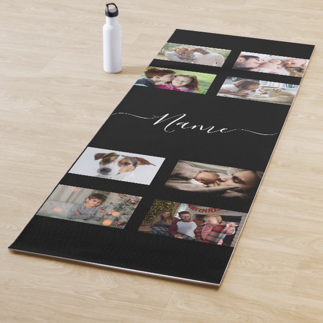 Create Your Own 8 Photo Collage And Name Yoga Mat (In Situ)