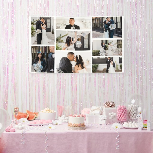 Create Your Own 8 Photo Collage Banner (Party)