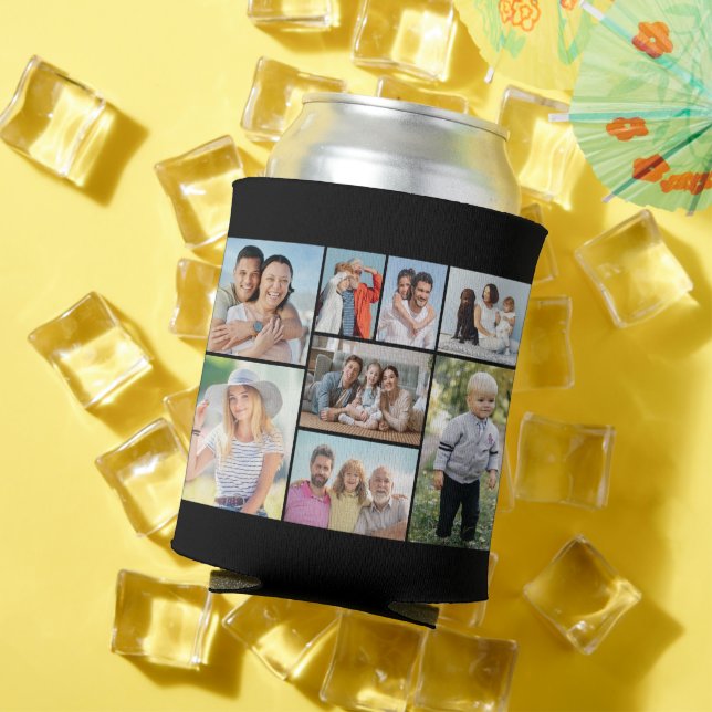 Create Your Own 8 Photo Collage  Can Cooler (In Situ Summer)