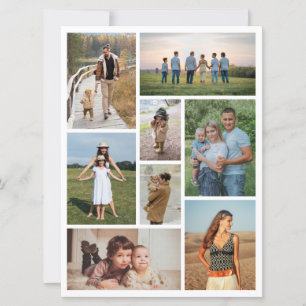 Create Your Own 8 Photo Collage Card