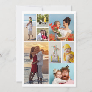 Create Your Own 8 Photo Collage Card