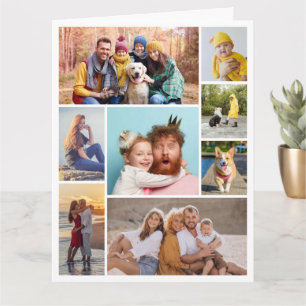 Create Your Own 8 Photo Collage Card