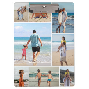 Create Your Own 8 Photo Collage Clipboard