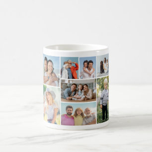 Create Your Own 8 Photo Collage  Coffee Mug