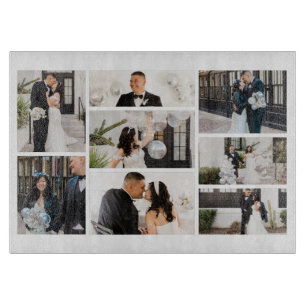 Create Your Own 8 Photo Collage Cutting Board