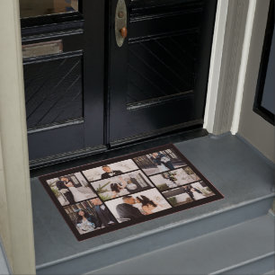 Create Your Own 8 Photo Collage Doormat