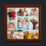 Create Your Own 8 Photo Collage Gift Box<br><div class="desc">Create your own 8 Photo Collage for Christmas, Birthdays, Weddings, Anniversaries, Graduations, Father's Day, Mother's Day or any other Special Occasion, with our easy-to-use design tool. Add your favourite photos of friends, family, vacations, hobbies and pets and you'll have a stunning, one-of-a-kind photo collage. Our custom photo collage is perfect...</div>