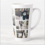 Create Your Own 8 Photo Collage Latte Mug<br><div class="desc">Introducing our personalised photo collage latte mug - the perfect way to start your day with a warm cup of coffee or tea surrounded by your favourite memories! Whether you're celebrating a graduation, honouring family, cherishing friends, or remembering a vacation trip, our custom latte mug is the ultimate way to...</div>