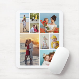 Create Your Own 8 Photo Collage Mouse Pad