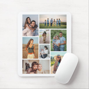 Create Your Own 8 Photo Collage Mouse Pad