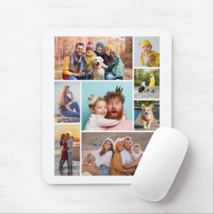 Create Your Own 8 Photo Collage Mouse Pad