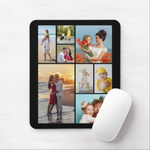 Create Your Own 8 Photo Collage Mouse Pad