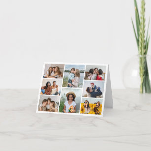 Create Your Own 8 Photo Collage Note Card
