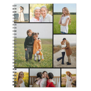 Create Your Own 8 Photo Collage Notebook