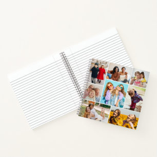 Create Your Own 8 Photo Collage Notebook
