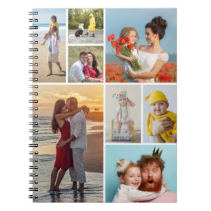 Create Your Own 8 Photo Collage Notebook