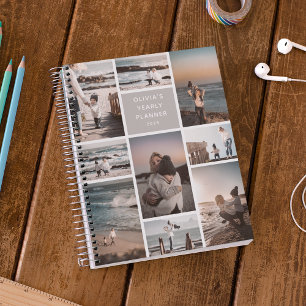 Create Your Own 8 Photo Collage Personalised Year Planner