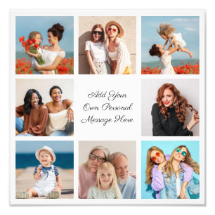 Create Your Own 8 Photo Collage Photo Enlargement Print