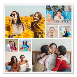 Create Your Own 8 Photo Collage Photo Enlargement Print