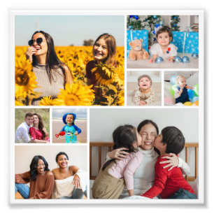 Create Your Own 8 Photo Collage Photo Enlargement Print