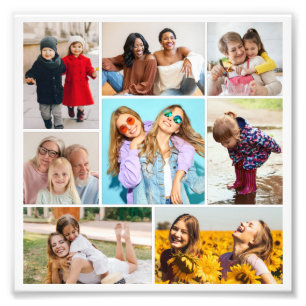 Create Your Own 8 Photo Collage Photo Enlargement Print