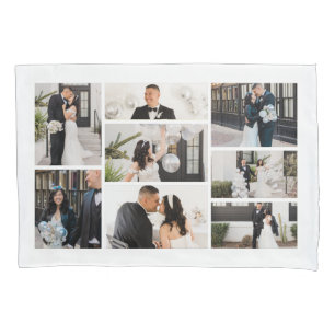 Create Your Own 8 Photo Collage Pillowcase