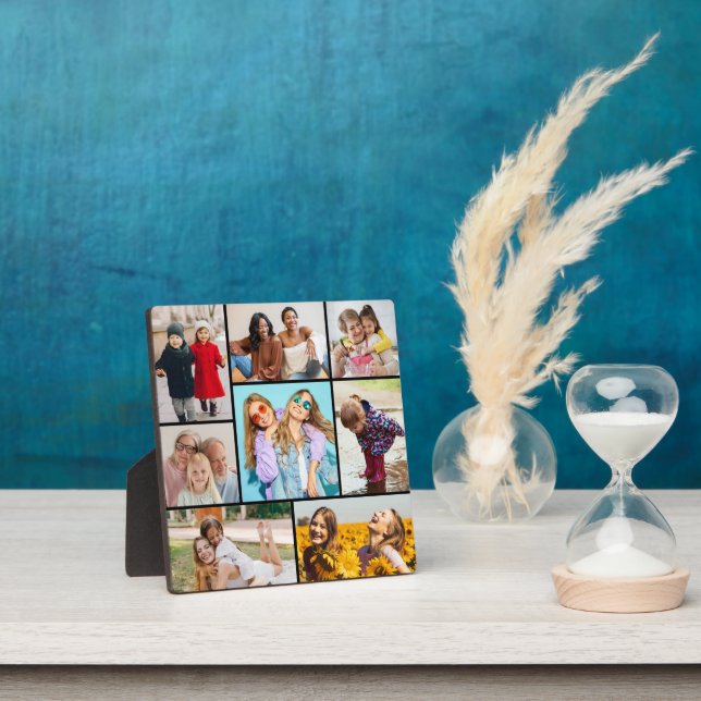 Create Your Own 8 Photo Collage Plaque (Insitu)