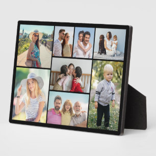 Create Your Own 8 Photo Collage Plaque