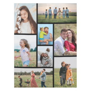 Create Your Own 8 Photo Collage Tablecloth