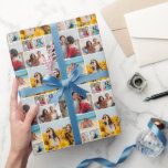 Create Your Own 8 Photo Collage Wrapping Paper<br><div class="desc">Create your own 8 Photo Collage for Christmas, Birthdays, Weddings, Anniversaries, Graduations, Father's Day, Mother's Day or any other Special Occasion, with our easy-to-use design tool. Add your favourite photos of friends, family, vacations, hobbies and pets and you'll have a stunning, one-of-a-kind photo collage. Our custom photo collage is perfect...</div>