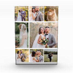 Create Your Own 8 Photo Wedding Collage Block