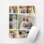 Create Your Own 8 Photo Wedding Collage Mouse Pad<br><div class="desc">Design a personalised keepsake with our 'Create Your Own 8 Photo Wedding Collage.' This elegant collage allows you to showcase five cherished photos from your special day, creating a beautiful memory piece. Crafted with high-quality materials and customisable options, it’s the perfect way to celebrate your love story. Ideal as a...</div>