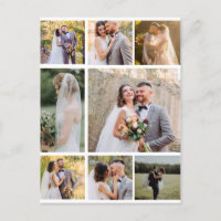 Create Your Own 8 Photo Wedding Collage