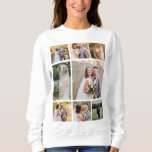 Create Your Own 8 Photo Wedding Collage Sweatshirt<br><div class="desc">Design a personalised keepsake with our 'Create Your Own 8 Photo Wedding Collage.' This elegant collage allows you to showcase five cherished photos from your special day, creating a beautiful memory piece. Crafted with high-quality materials and customisable options, it’s the perfect way to celebrate your love story. Ideal as a...</div>