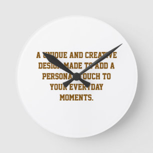 Create Your Own 8" Wall Clock