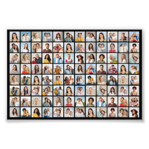 Create Your Own 96 Photo Collage Photo Enlargement