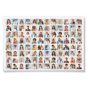 Create Your Own 96 Photo Collage Photo Enlargement Print