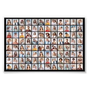 Create Your Own 96 Photo Collage Photo Enlargement Print