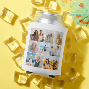 Create Your Own 9 Photo Collage Can Cooler