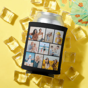 Create Your Own 9 Photo Collage Can Cooler