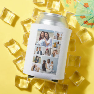 Create Your Own 9 Photo Collage Can Cooler